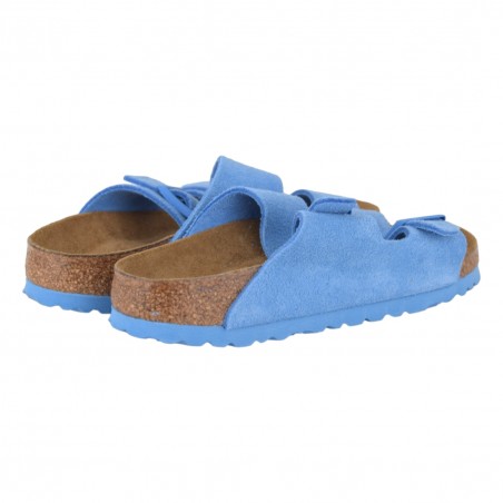 CIABATTA ARIZONA SFB SUEDE LEATHER BIRKENSTOCK 1024066 BLUE