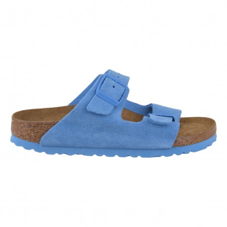 CIABATTA ARIZONA SFB SUEDE LEATHER BIRKENSTOCK 1024066 BLUE
