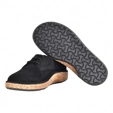 SCARPA STRINGATA GARY SUEDE BIRKENSTOCK 1013439 BLACK