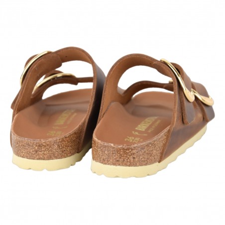 CIABATTA FIBBIE ARIZONA OILED LEATHER BIRKENSTOCK 1011073 COGNAC