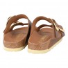 CIABATTA FIBBIE ARIZONA OILED LEATHER BIRKENSTOCK 1011073 COGNAC
