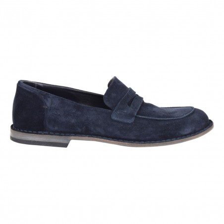 MOCASSINO CAMOSCIO PANTANETTI 16301A BLU