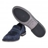 MOCASSINO CAMOSCIO PANTANETTI 16301A BLU