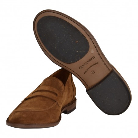 MOCASSINO CAMOSCIO PANTANETTI 16301A SIGARO