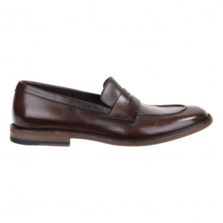 MOCASSINO PELLE PANTANETTI 16355E TABACCO