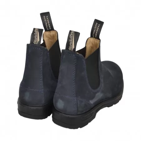 BEATLES EL SIDE BOOT NUBUCK BLUNDSTONE 1940 NAVY