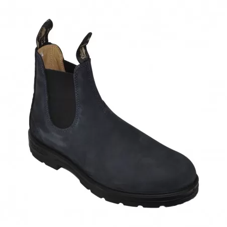BEATLES EL SIDE BOOT NUBUCK BLUNDSTONE 1940 NAVY