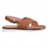 SANDALO IN NAPPA SITON 2322 CUOIO