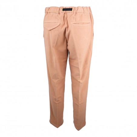 PANTALONE LUNGO IN VELLUTO WHITE SAND 22WSD16303 402
