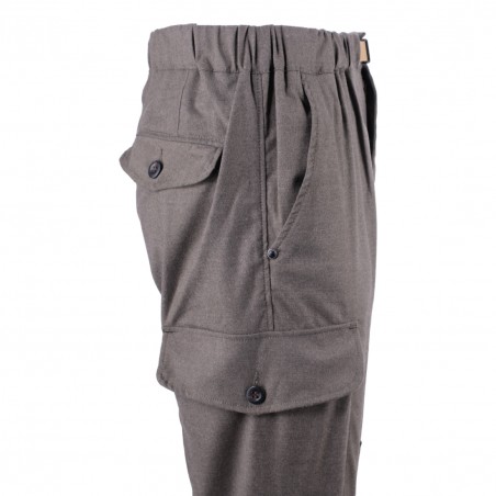PANTALONE LUNGO CON TASCONI WHITE SAND 22WSU55330 27