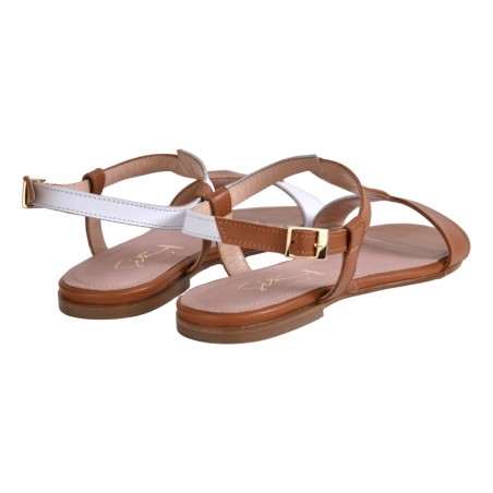 SANDALO IN VITELLO SITON 2302 CUOIO