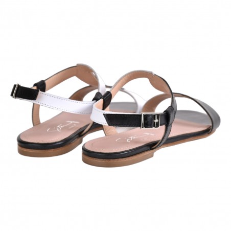 SANDALO IN VITELLO SITON 2302 NERO