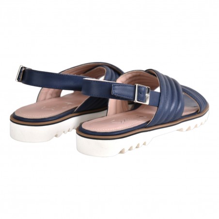 SANDALO IN NAPPA SITON 2322 BLUNAVY