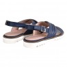 SANDALO IN NAPPA SITON 2322 BLUNAVY
