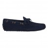 MOCASSINO CAMOSCIO ALLACCIATO SEBOYS 2696P BLU