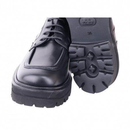MOCASSINO ALLACCIATO SITON 2953 NERO