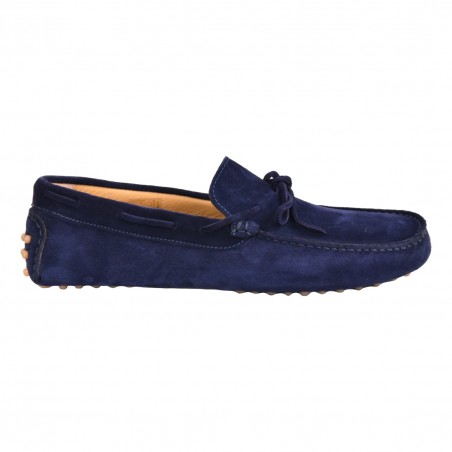 MOCASSINO CAMOSCIO LA PARIGINA 350 BLU