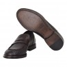 MOCASSINO CALF STAMPA SEBOYS 3784 T.MORO