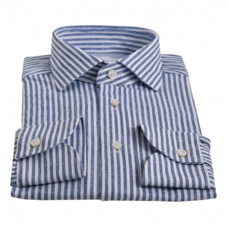 CAMICIA CLASSICA RIGHE XACUS 41622 003