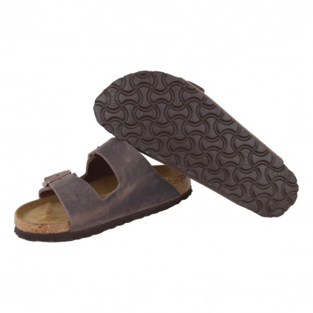 CIABATTA ARIZONA OILED LEATHER BIRKENSTOCK 452763 HABANA