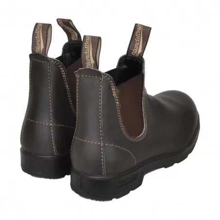 BEATLES EL SIDE BOOT LEATHER BLUNDSTONE 500 BROWN