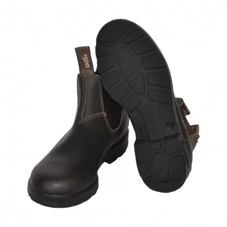 BEATLES EL SIDE BOOT LEATHER BLUNDSTONE 500 BROWN