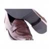 MOCASSINO SPAZZOLATO SITON 540 BORDEAUX
