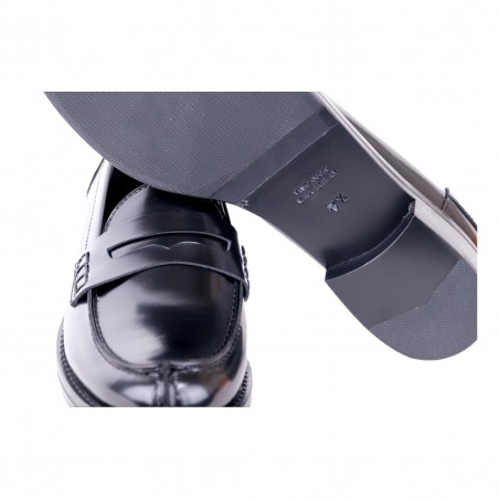 MOCASSINO SPAZZOLATO SITON 540 NERO