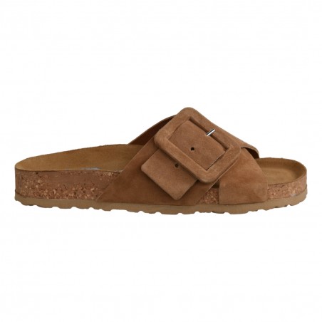 CIABATTA CAMOSCIO J.O.LUXURY STYLE 5975 CUOIO