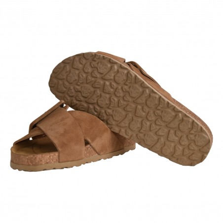 CIABATTA CAMOSCIO J.O.LUXURY STYLE 5975 CUOIO
