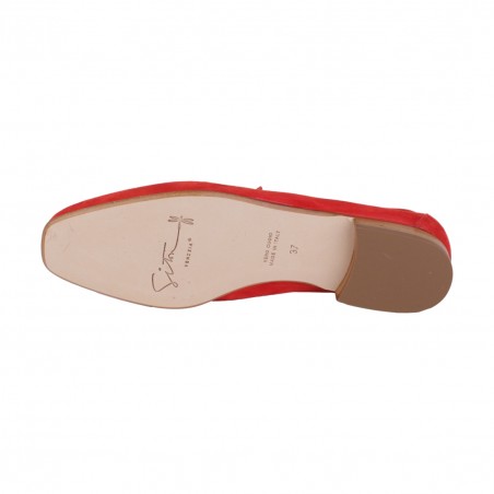 MOCASSINO CAMOSCIO SITON 8059 ROSSO