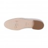 MOCASSINO IN VITELLO CON ACCESSORIO CATENA SITON 8173 BURRO