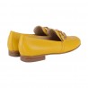 MOCASSINO IN VITELLO CON ACCESSORIO CATENA SITON 8173 GIALLO