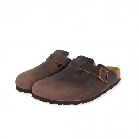 SABOT BOSTON OILED LEATHER BIRKENSTOCK 860133 HABANA