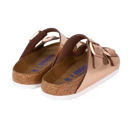 CIABATTA ARIZONA LEATHER METALLIC BIRKENSTOCK 952093 COPPER