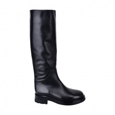STIVALE IN NAPPA STRATEGIA A5002 NERO