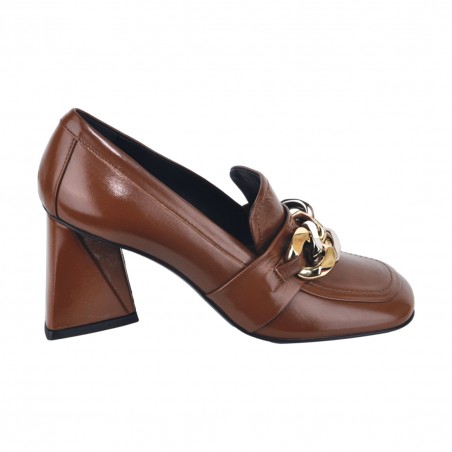 MOCASSINO CON ACCESSORIO STRATEGIA A5187 TERRA