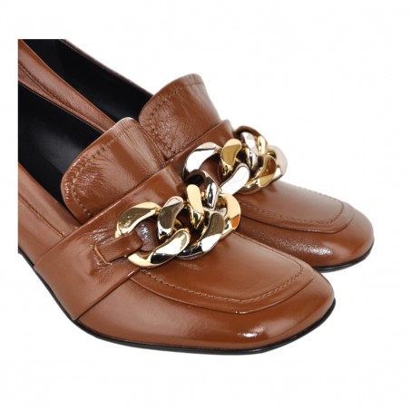MOCASSINO CON ACCESSORIO STRATEGIA A5187 TERRA