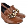 MOCASSINO CON ACCESSORIO STRATEGIA A5187 TERRA
