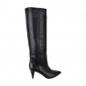 STIVALE IN NAPPA STRATEGIA A5213 NERO
