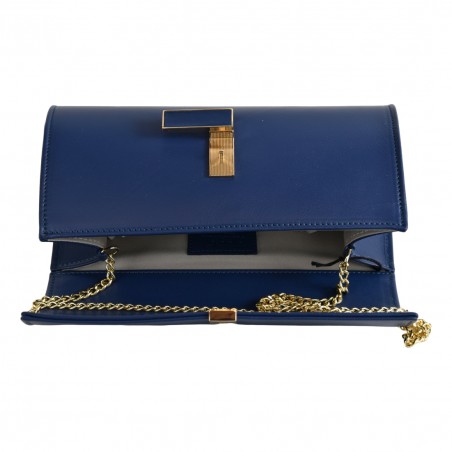 POCHETTE NINA HILL AG2NAPPA BLUNAVY