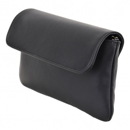 POCHETTE NINA HILL AG3NAPPA NERO