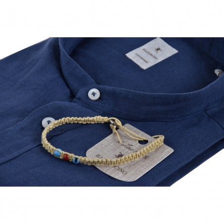 CAMICIA IN LINO BASTONCINO B050.COREANO 20