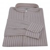 CAMICIA IN LINO RIGA BASTONCINO B1112.COREANO 04