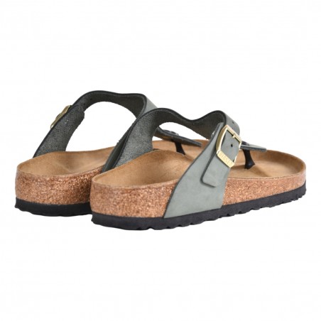 INFRADITO GIZEH NUBUCK LEATHER BIRKENSTOCK 1025739 THYME