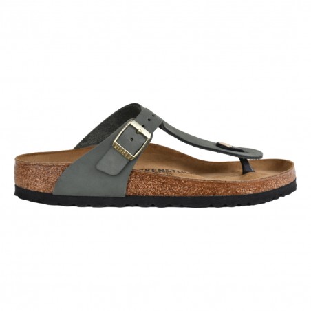 INFRADITO GIZEH NUBUCK LEATHER BIRKENSTOCK 1025739 THYME