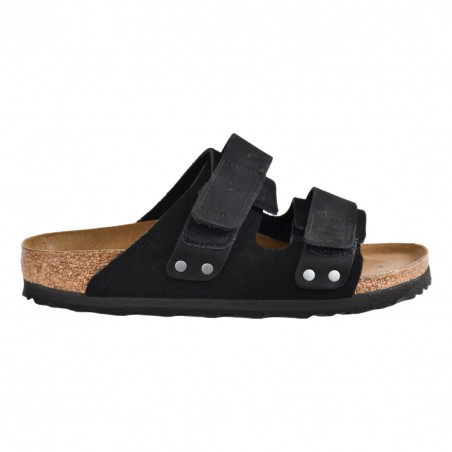 CIABATTA UJI SUEDE LEATHER NUBUCK BIRKENSTOCK 1024832 BLACK