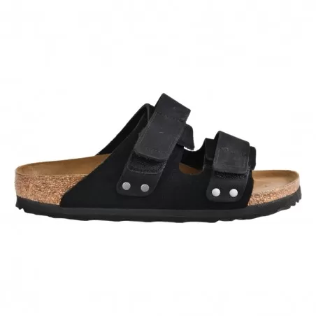 CIABATTA UJI SUEDE LEATHER NUBUCK BIRKENSTOCK 1024832 BLACK