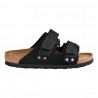 CIABATTA UJI SUEDE LEATHER NUBUCK BIRKENSTOCK 1024832 BLACK