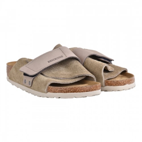 CIABATTA KYOTO SUEDE BIRKENSTOCK 1015573 TAUPE